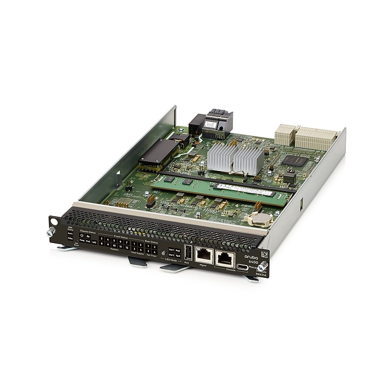 HPE Aruba CX 6400  Management Module, Green (R0X31A) image 1