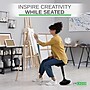 Uncaged Ergonomics Armless Wobble Active Sitting Balance Stool, Faux Leather, Black (WSL-B)~#|#~8780071A-33E2-4EE2-AD10C6269EE2706F_sc7