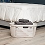 Mind Reader 10.57-Gallon Laundry Basket with Handles, Plastic, Ivory, 2/Set (2HHAMP40-IVO)~#|#~8782150F-7BD0-46B0-9627541E623C5A83_sc7