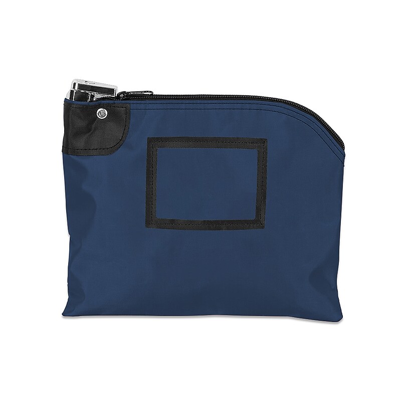 Bank Supplies Deposit Bags, Navy Blue (611-30810-NB) image 1
