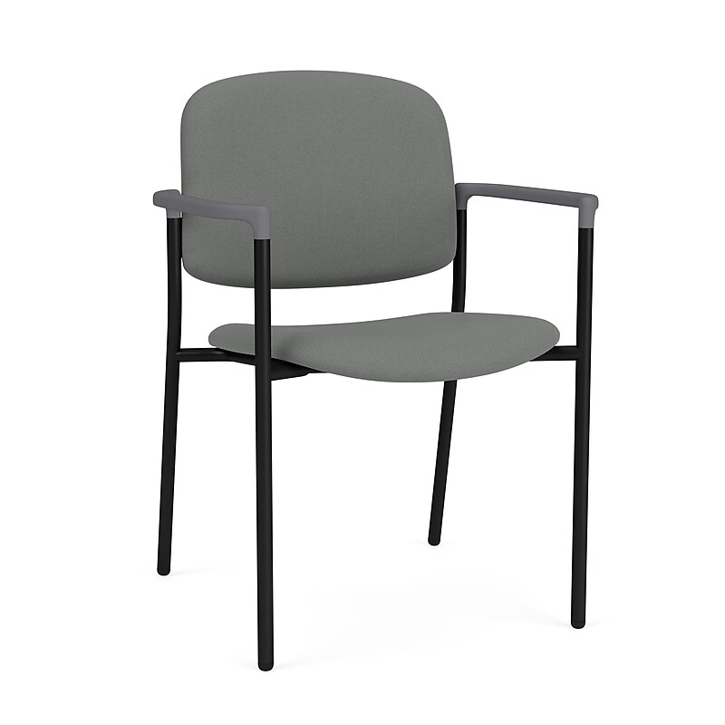Lesro Chat Fabric Guest Chair, Open House Graphite/Black (CX1171.SBK.CFL-01OHGP) image 1