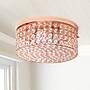 Lalia Home Glam 2 Light 12 Inch Round LED Flush Mount, Rose Gold (LHM-2003-RG)~#|#~8787F6D9-C2CF-4246-BD53E09CAB2492EA_sc7