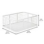 mDesign Steel Organizer, Matte White (25935) ~#|#~87886D4E-1A45-4DDC-9571A556E6E2CCAF_sc7