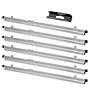 AdirOffice Hanging Clamp Document Holder, 24", Horizontal, Silver Aluminum, 12/Pack (ADI6026--2)~#|#~878B4C8D-F488-43FE-97CDBDCFA1611E88_sc7