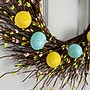 Nearly Natural 20-in Artificial Pastel Easter Egg Twig Wreath (W1410)~#|#~878D1D59-DCBF-49BE-AAEA5918AF5DB4E1_sc7
