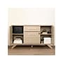 South Shore Helsy 26.75" 2-Drawer Storage Credenza with 4 Shelves, Soft Elm (13301)~#|#~878D5453-78AC-4328-BC4F0A76520BC7A7_sc7