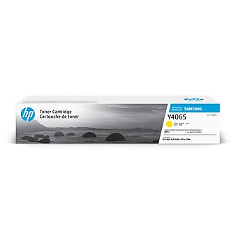 HP Y406S Yellow Toner Cartridge for Samsung CLT-Y406S (SU462), Samsung-branded printer supplies are now HP-branded