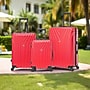 InUSA Vasty 3-Piece Hardside Spinner Luggage Set, TSA Checkpoint Friendly, Red (IUVASSML-RED)~#|#~8792920F-0784-4357-9C4214F8074FDB85_sc7
