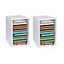 AdirOffice 500 Series 11-Compartment Literature Organizers, 10.75" x 11.75", White, 2/Pack (500-11-WHI-2PK)~#|#~87934501-DC79-45C2-98EA932DA8C32587_sc7