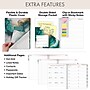 2026 Global Printed Products 8.5" x 11" Weekly & Monthly Planner, Paperboard Cover, Teal Gold Marble (ESPROCY26851154)~#|#~8794551C-1C92-4089-9C81B1ADC41ADE1A_sc7