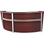 Regency Marque 124.5"W Curved Reception Desk Workstation, Mahogany (77292MH)~#|#~8794B036-5920-4EBB-A317F949F4524F33_sc7