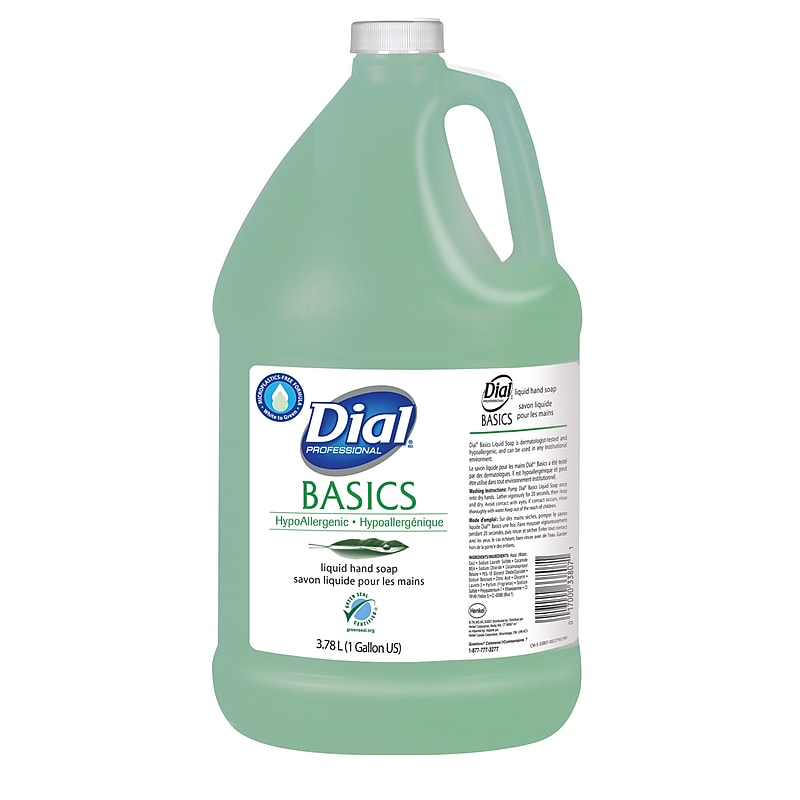 Dial Basics Liquid Hand Soap Refill, Floral, 128 Oz. (06047) image 1
