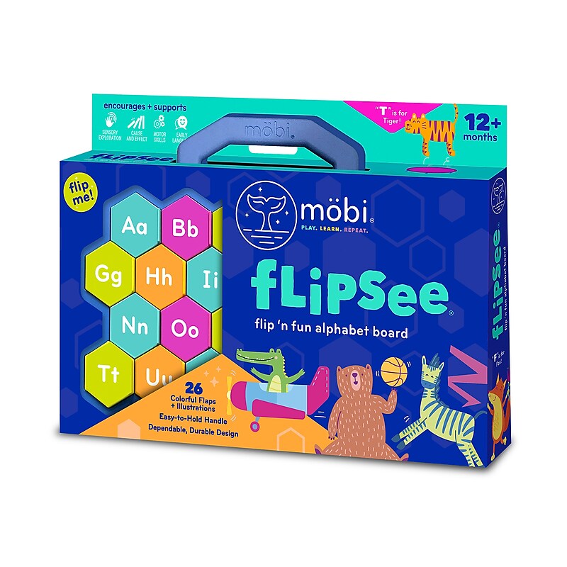 Mobi Flipsee Flip n' Fun Alphabet Board, Multicolored (MGMFLIP1) image 1