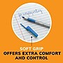 BIC Round Stic Grip Xtra Comfort Ballpoint Pens, Medium Point, 1.2mm, Blue Ink, Dozen (GSMG11BE)~#|#~8798C7B2-1806-494E-A985A30011CB43E9_sc7