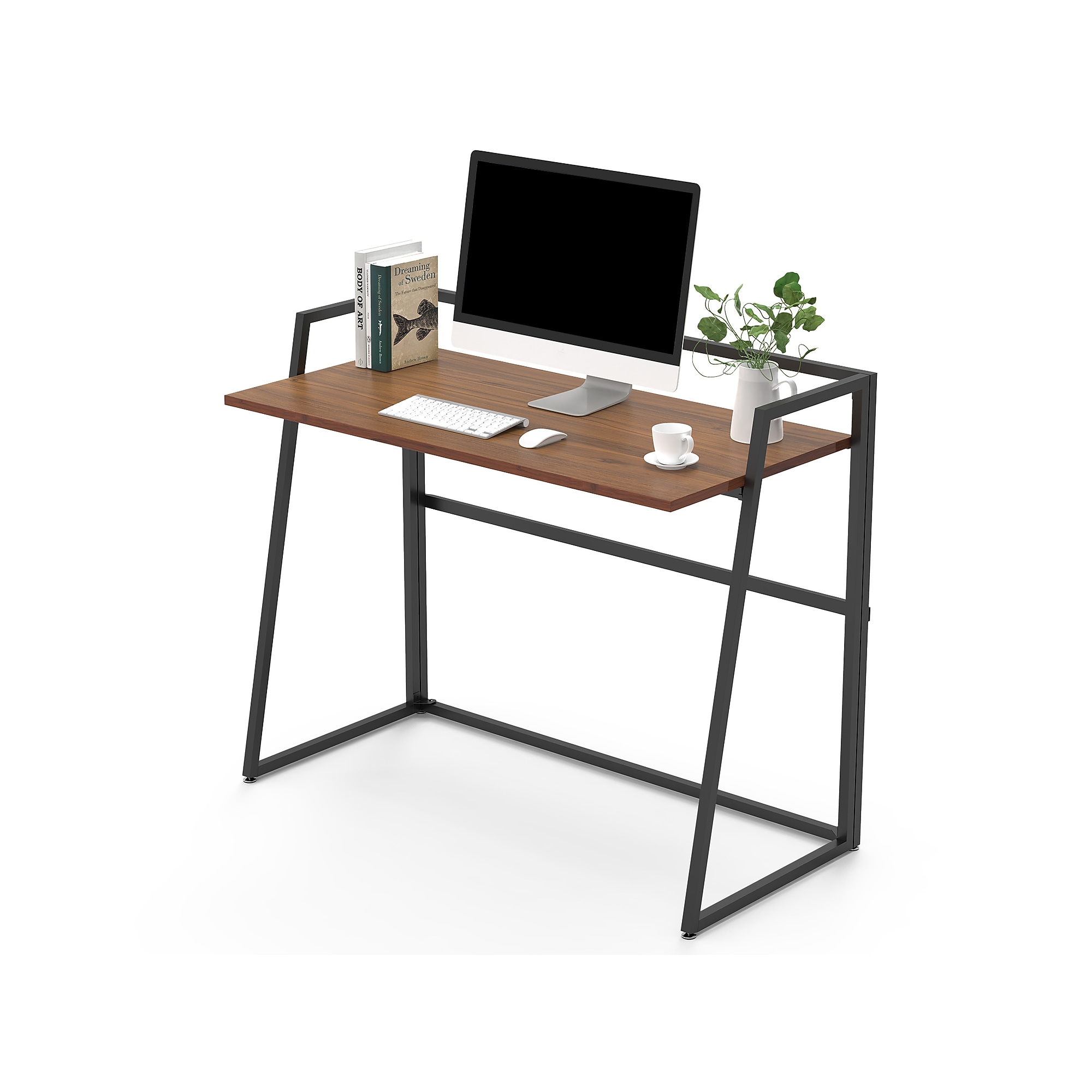 Eureka Ergonomic 41″W Computer Desk, Cherry (CD004) Sansujyuku sansujyuku.com