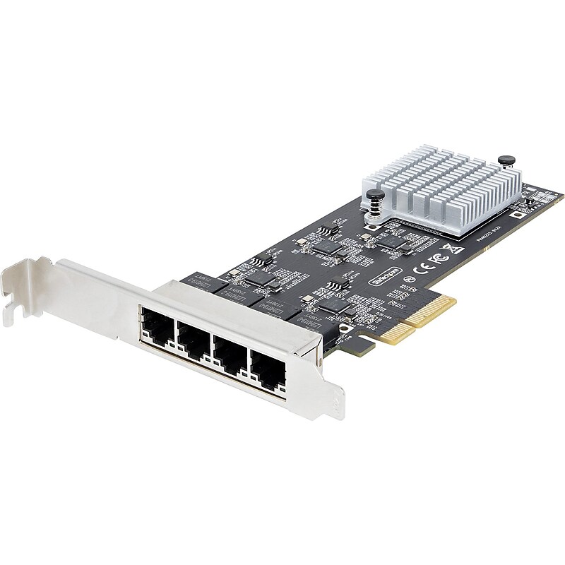 StarTech 4-Port PCIe Gigabit Ethernet Adapter (PR42GI-NETWORK-CARD) image 1