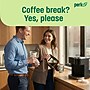 Perk™ Eco Compostable Paper Hot Cup, 12 Oz., White/Green, 500/Carton (PK56222CT)~#|#~87A25F13-DFF9-41B6-B6530CD3F753BDB5_sc7