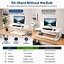 Uncaged Ergonomics CHANGEdesk 27.5"W Mini Desktop Standing Desk Converter, White (CDMM-W)~#|#~87A819B0-8C3A-4F1B-8482CFB3F0556DE8_sc7