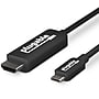 Plugable 6' USB 3.1 Type-C to HDMI 2.0 Audio/Video Monitor Cable, Male to Male, Black (USBC-HDMI-CABLE)~#|#~87A8D48D-756F-4906-AD890DD1F9722FD1_sc7