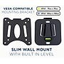 Mount-It! Low Profile Fixed TV Mount for 19" to 32" TVs, Black, (MI-203)~#|#~87B298F2-B777-4EAC-B4F0E1A12CD1986C_sc7