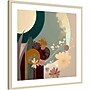 Amanti Art Modern Swift by Bella Eve Wood Framed Wall Art Print, 33"W x 33"H (A42679122703)~#|#~87B4144B-CA6C-4B92-9974F20B946D05B3_sc7