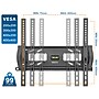 Mount-It! UL-Certified Locking Anti-Theft TV Wall Mount for 32" to 83" TVs, Black (MI-2244T)~#|#~87B59978-86DD-4DEF-B40C6DCB5C22F0D2_sc7