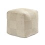 Anji Mountain Branford Ivory Natural Fabric Square Pouf Ottoman (AMBPF106-1818)~#|#~87BC1BA6-3517-4C1F-8D3EE435A02EA7F5_sc7