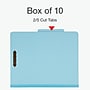 Pendaflex Classification Folder, 2-Dividers, 2 1/2" Expansion, Letter Size, Assorted Colors, 10/Box (24025)~#|#~87BC1EC6-3B19-4FCA-AD4D852061CF6041_sc7