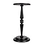Storied Home Bishop Pedestal Cocktail Side Table, Black (EC1432)~#|#~87BD9EBF-7C0F-4596-AB97B406A117B5B3_sc7