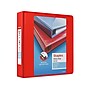 Staples Heavy Duty 2" 3-Ring View Binder, D-Ring, Red (ST56297-CC)~#|#~87BDC5CC-BBDA-4E62-AEEEAC853FA5C19D_sc7