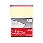 Mead Notepad, 8.5" x 11", Wide-Ruled, Canary, 50 Sheets/Pad, 3 Pads/Pack (59386)~#|#~87BEDF77-B2A9-4392-AF144CEF2736F840_sc7