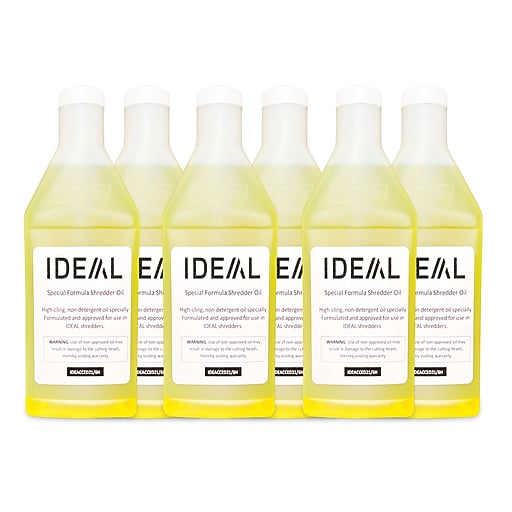 IDEAL Special Lubricating Shredder Oil, 32 oz., 6/Pack (IDEACCED21