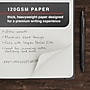 Staples Pro120 Elite™ Hardcover Journal, 8" x 10", Narrow Ruled, Black, 195 Pages (ST63364)~#|#~87CCCB64-2FE6-4A82-92D4B9192BF481D2_sc7