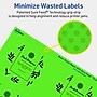Avery Decorative Edge Multipurpose Labels, 2-1/2" x 2-57/64", Neon Green, 60/Pack (94121)~#|#~87D03F05-0C7A-49D6-A0A6559F3B46FD0F_sc7