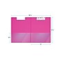 Davis Group Premium Polypropylene Clipboard, Letter Size, Pink, 10/Pack (4511-43-10)~#|#~87D12535-67DC-46D8-A28D2115BB3F3B62_sc7