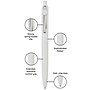 uni-ball Zento Snow Retractable Gel Pen, Medium Point, 0.7mm, Black Ink (70948)~#|#~87D59A1D-DF6A-4618-B593278D1F65D06E_sc7