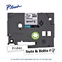 Brother P-touch Laminated Label Tape, ~1/2" x 26.2', Black on White (TZe231)~#|#~87DBD8EF-6557-4764-8EF37B24556BB6FD_sc7