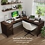 Bush Furniture Somerset 72"W 3 Position Sit to Stand L Shaped Desk, Mocha Cherry (SET014MR)~#|#~87DC8BD6-C466-444D-81871985E2F68803_sc7