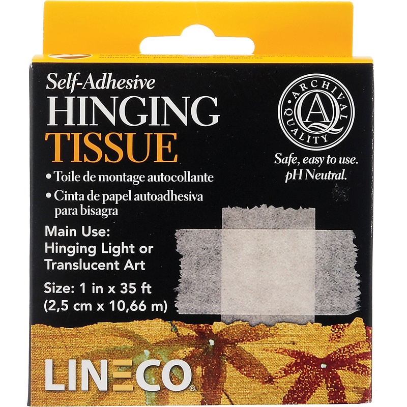 Lineco Self-Adhesive Hinging Tissu, 1 oz. (13046) image 1