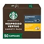 Starbucks Variety Pack Coffee Nespresso Vertuo Capsules, 50/Box (117668)~#|#~87E096FA-7ADC-4FA9-890BE810CE479A68_sc7