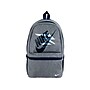 3Brand Dual Logo Laptop Compatible Backpack, Medium, Gray/Black (9AT026-G3A)~#|#~87EC1AF9-372F-49BC-A0A43F345FC9C9FC_sc7