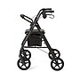 Medline Basic Folding Steel Rollator, Adult, Black (MDS86830EBLS8)~#|#~87F1E425-3577-4617-B67AFDA325A351E7_sc7