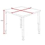 Regency Square Activity Table, 30" x 30", Height Adjustable, Mahogany (TB3030MHAPBK)~#|#~87F4BD34-659E-4ABF-BF352953F8B390A7_sc7