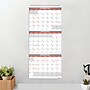 2026-2028 Staples 12" x 27" Three-Month Wall Calendar, White/Red/Gray (ST53920-27)~#|#~87FB4771-1FB5-4057-88037860C38D702A_sc7