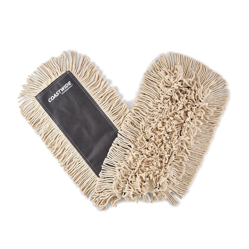 Coastwide Professional™ Economy Dust Mop Head, Cotton, 36" x 5", White (CW56758) image 1