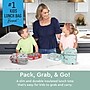 bentgo Kids Insulated Lunch Bag, 2-Compartment, Puppy Love (BGKDBG-PPY)~#|#~87FE139F-4A54-4FF5-A93C734A7AF99F0D_sc7