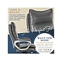 La-Z-Boy Jenkins Ergonomic Bonded Leather Executive Big & Tall Chair, 400 lb. Capacity, Gray (60075-GRY)~#|#~87FFF502-A5A4-4B18-9B75559FB1173D0D_sc7