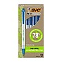 BIC Ecolutions Clic Stic Retractable Ballpoint Pens, Medium Point, Blue Ink, Dozen (CSEM11BE)~#|#~8806673A-55EB-455B-BA84F78C866D68F3_sc7