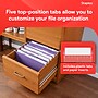 Staples Hanging File Folders, 1/5-Cut Tab, Letter Size, Purple, 25/Box (ST419200-CC)~#|#~8808D2F2-FFA1-4AE9-BED4782349955562_sc7