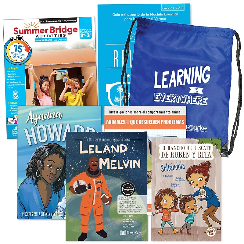 Summer Bridge Activities Summer Bridge Spanish Backpack, Grade 2-3 Workbook, 7/Set (CD-145438) image 1
